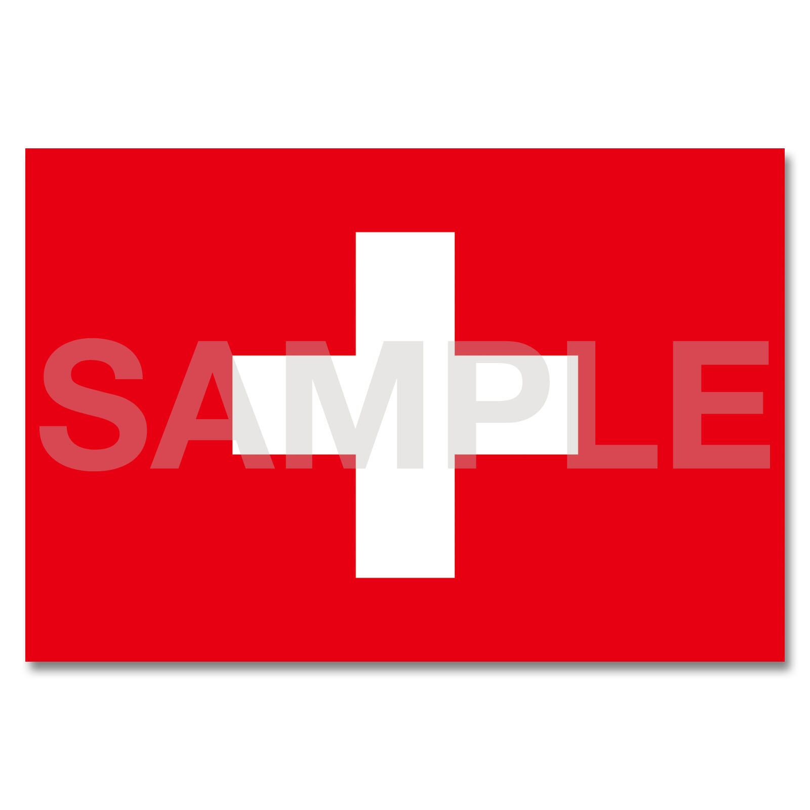 世界の国旗ポストカード <ヨーロッパ> スイス連邦 Flags of the world POST CARD <Europe> Swiss