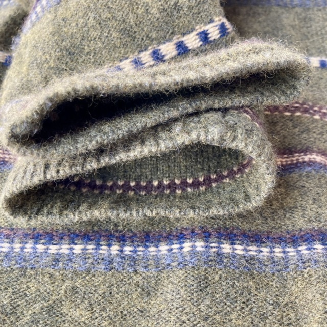 HAI SPORTING GEAR モックネック ボーダーセーター 80s 画像7