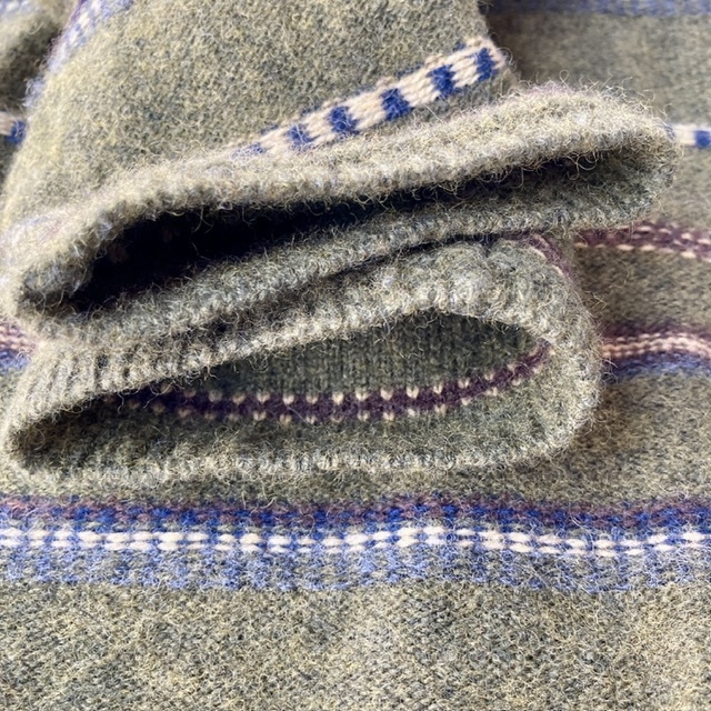 HAI SPORTING GEAR セーター 80s モックネック ボーダー ISSEY MIYAKE ヴィンテージ古着 画像7