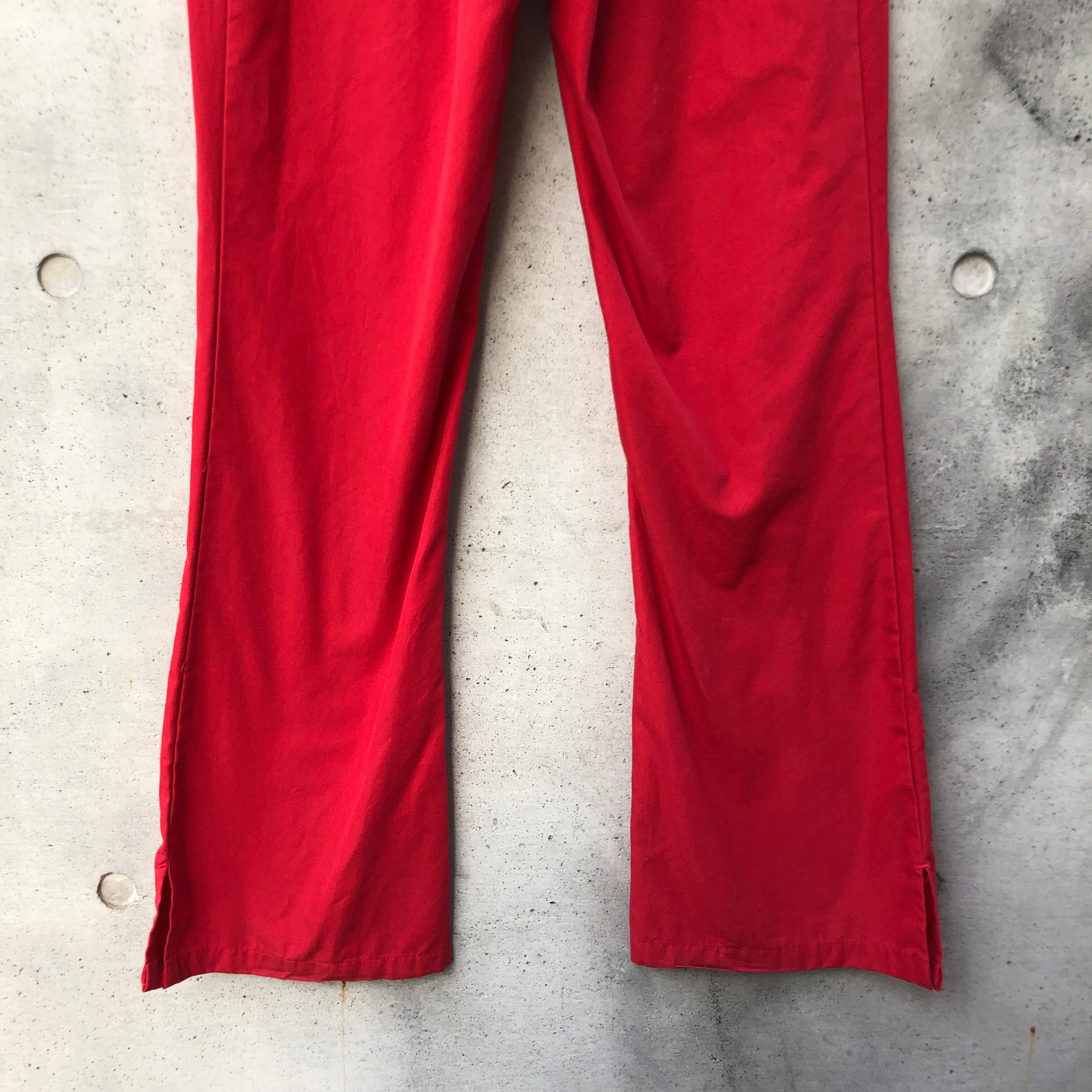 90s DICKIES RED EASY FLARE PANTS | ナンバーミーTOKYO 奥渋谷セレクトショップ powered by BASE