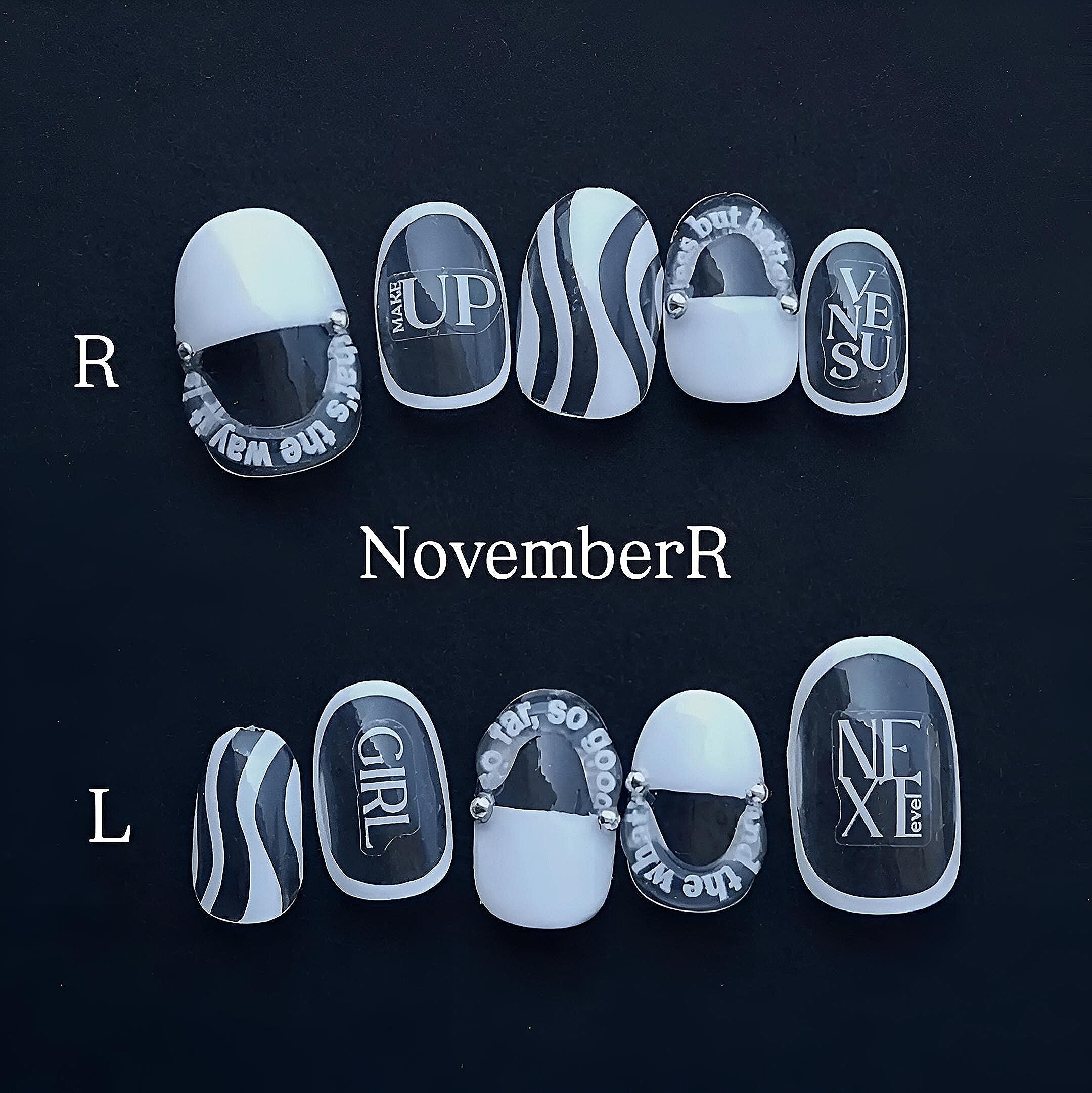 Rページ ネイルチップ LA894☆ホワイト夏ネイルチップ | NovemberR 〰️ネイルチップ販売〰️