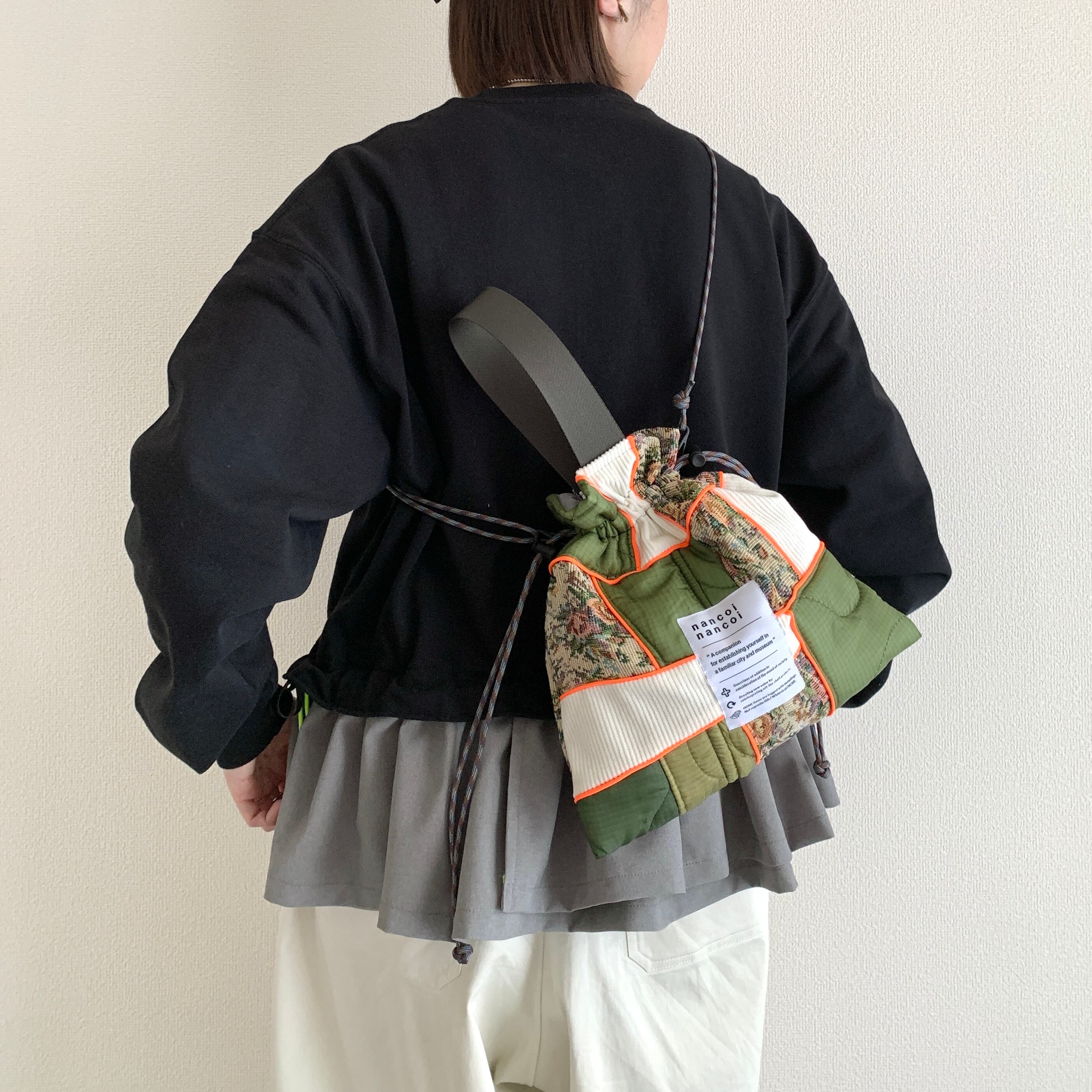 餃子の巾着バッグ 02 | portsidelaboratory STORE