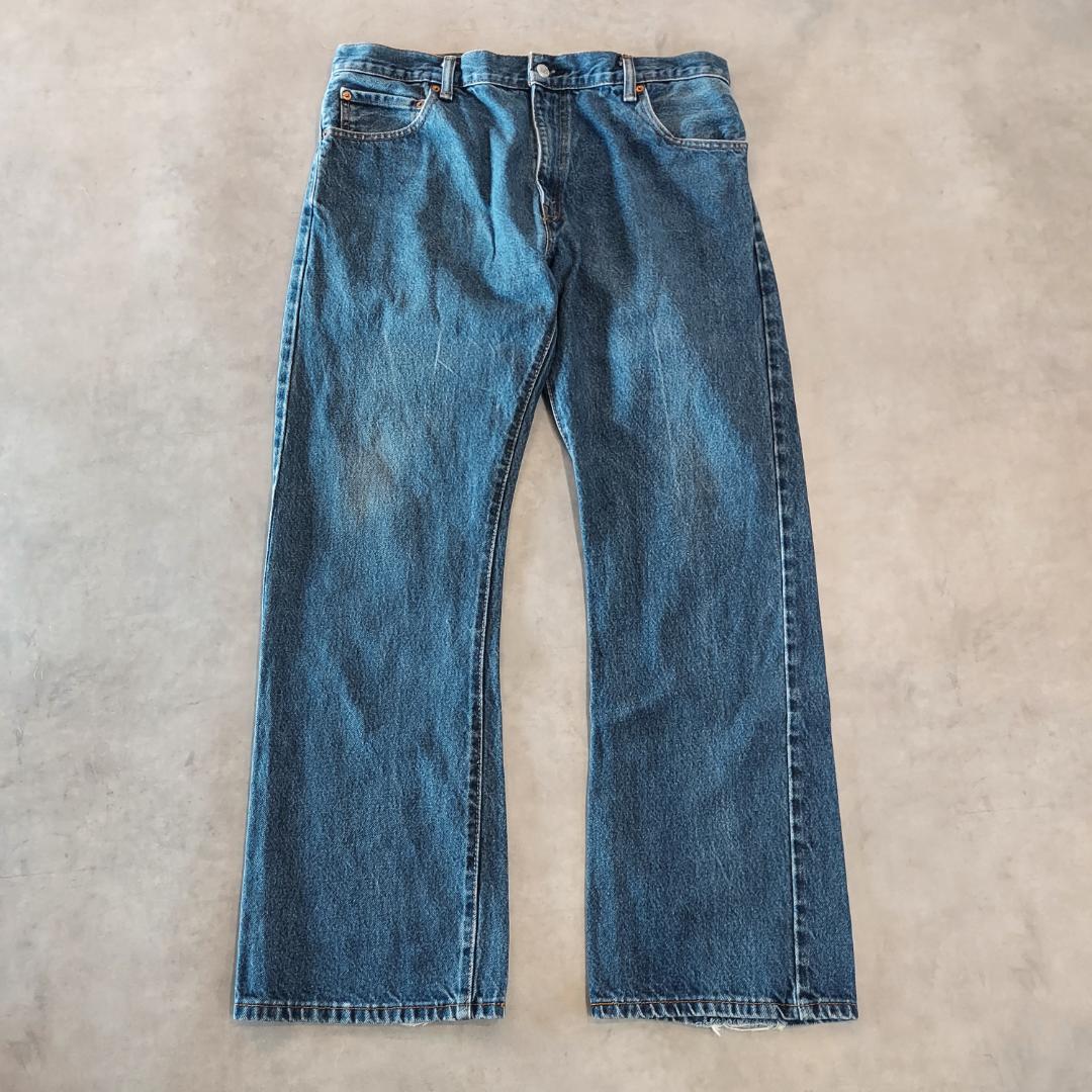 リーバイス517 Levis W36 フレアデニム 青 古着 ブーツ 21402