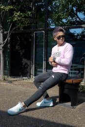 REYES ORIGINAL PINK SWEAT