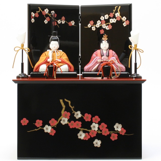 雛人形｜ひな人形｜初節句｜コンパクト｜おしゃれ｜モダン｜インテリア｜プレミアム｜こだわり｜おすすめ｜《商品名》木目込親王飾り　麗春　収納〔商品コード〕31000-0347-5　〔品番〕347S