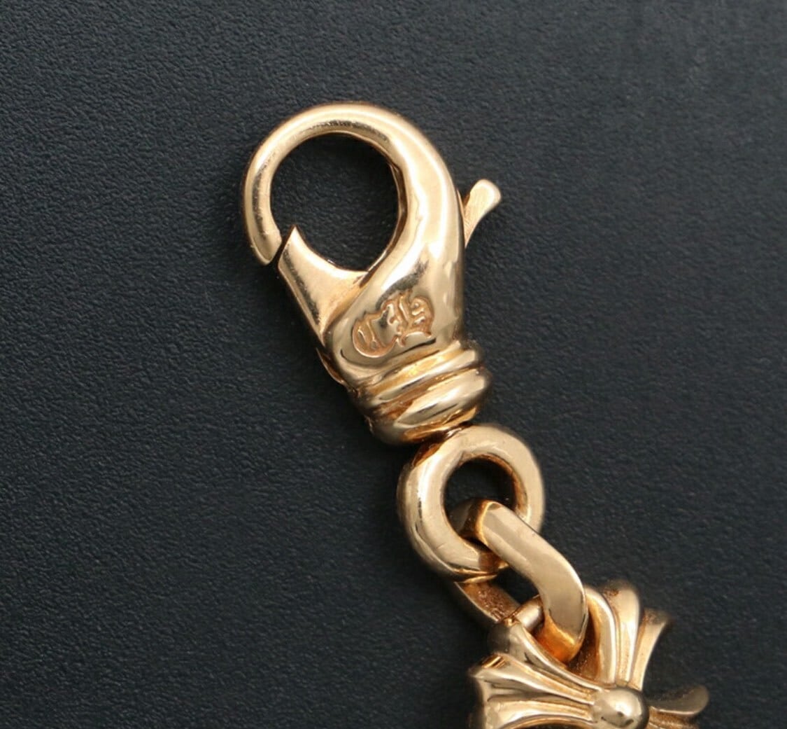 CHROME HEARTS クロムハーツ 22K 14リンク CH X LNK CHクロス リンク
