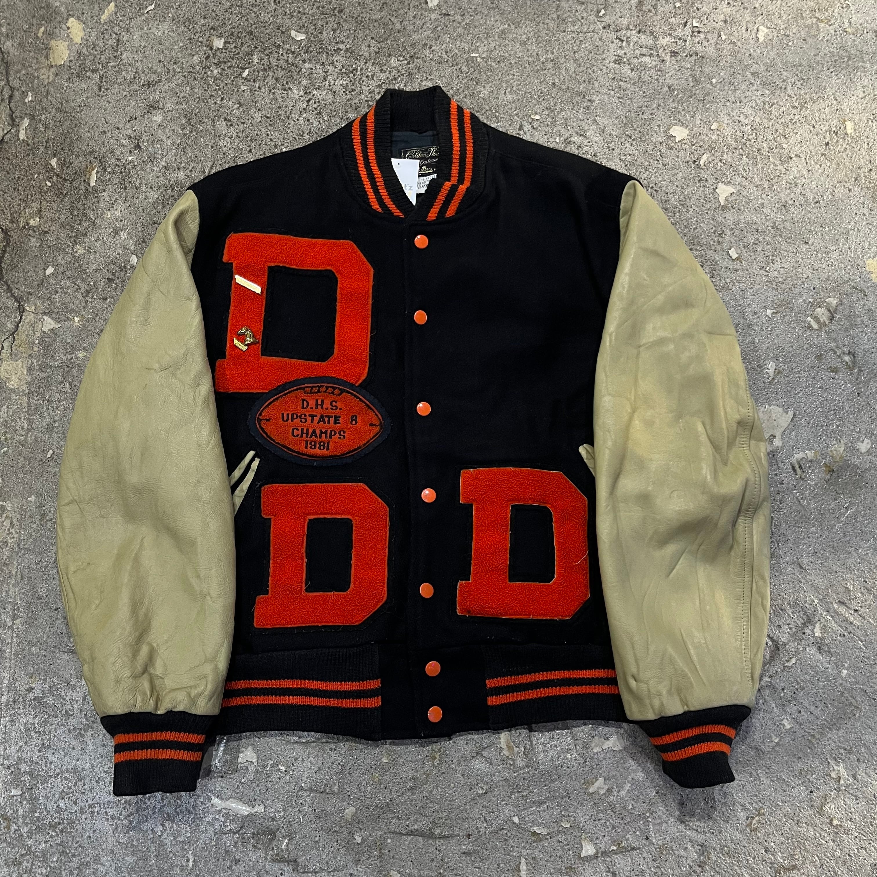 80s Golden Thread stadium jacket