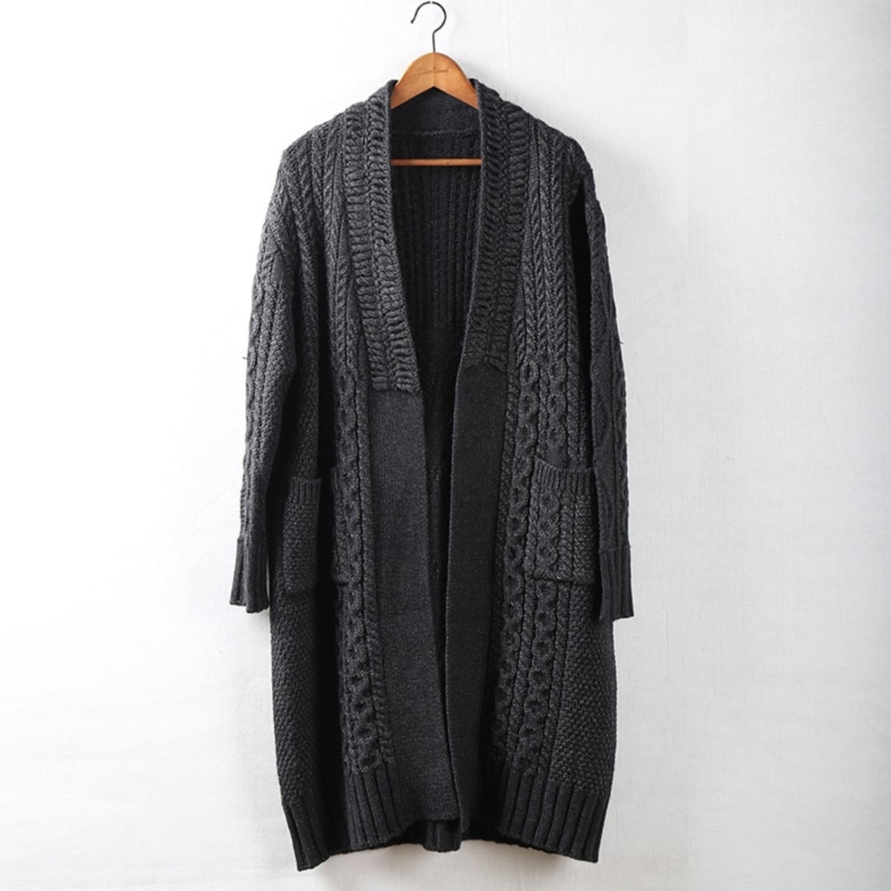 ヘビーゲージ・ウールブレンドロングガウン G188