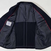 J.PRESS ジェイプレス 金ボタン ダブル ブレザー フラノ ジャケット 9(M) /濃紺 ネイビー 紺ブレ Jプレス アメトラ アイビー レディース
