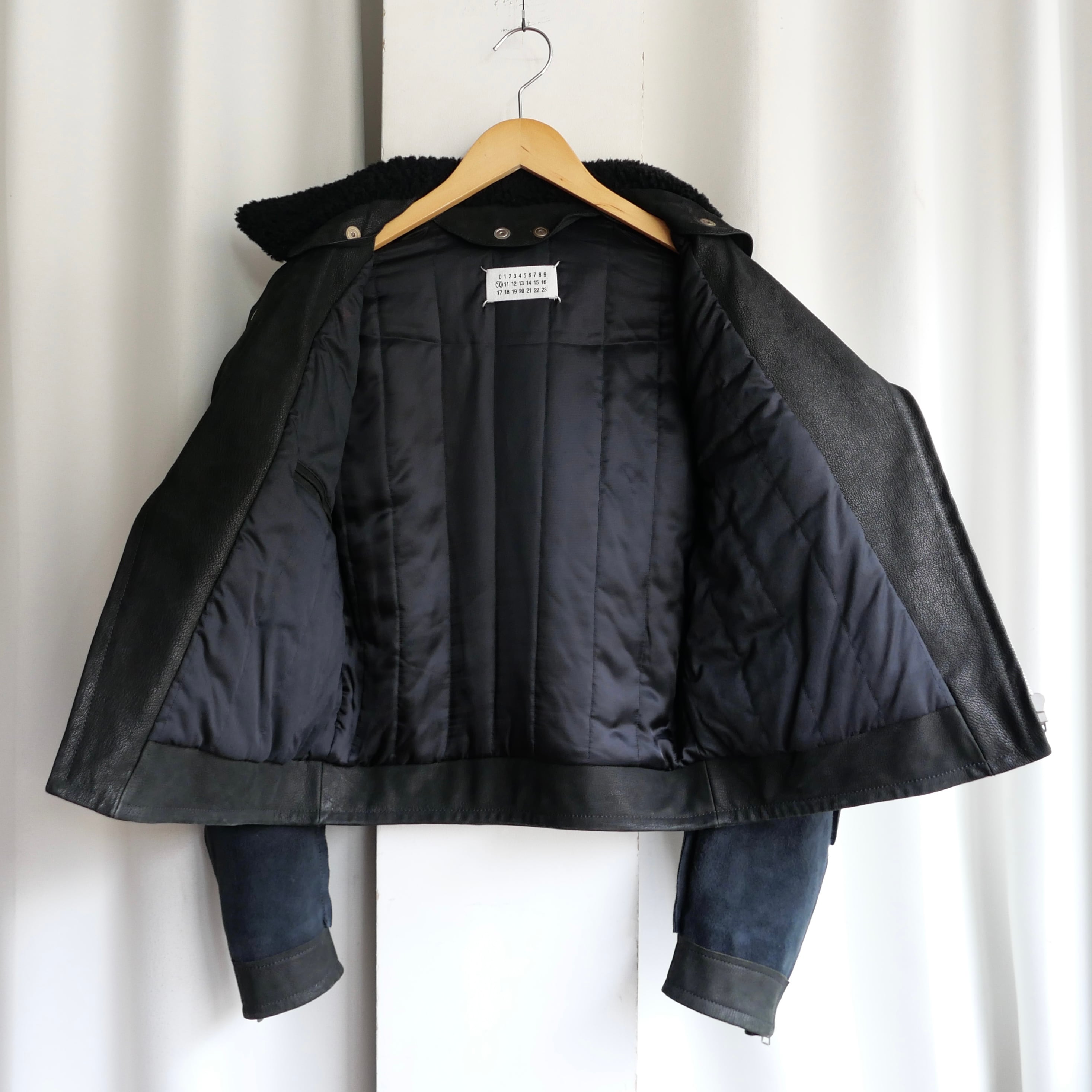 jun様　確認用 Maison Margiela 18AW SUEDE SWITCHING DOUBLE RIDERS JACKET