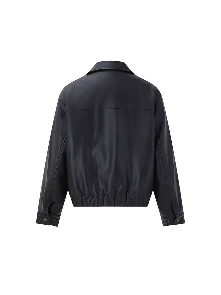 オーバーサイズ レザージャケット / Oversized Leather Jacket