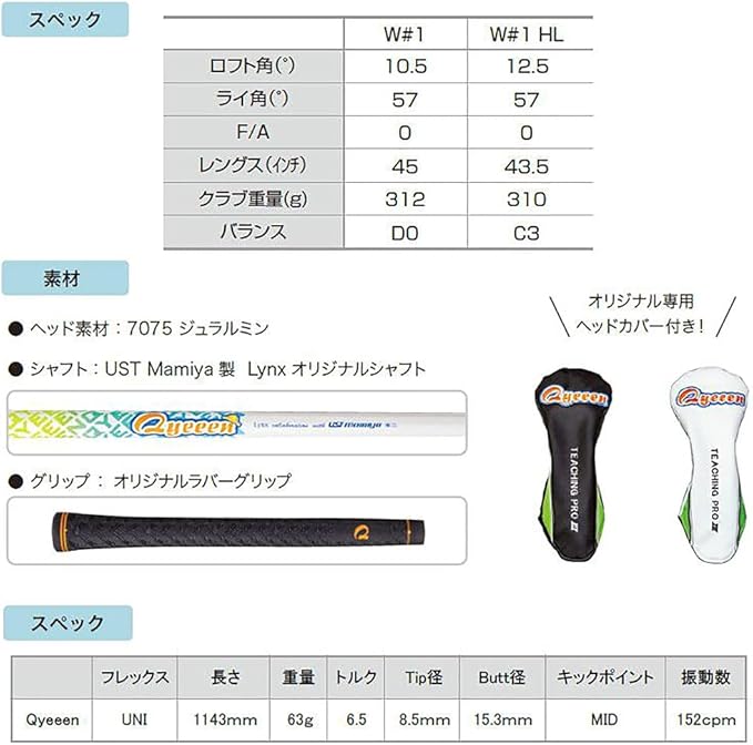 LYNX(リンクス) ドライバー型練習器 Teaching PRO III Qyeen