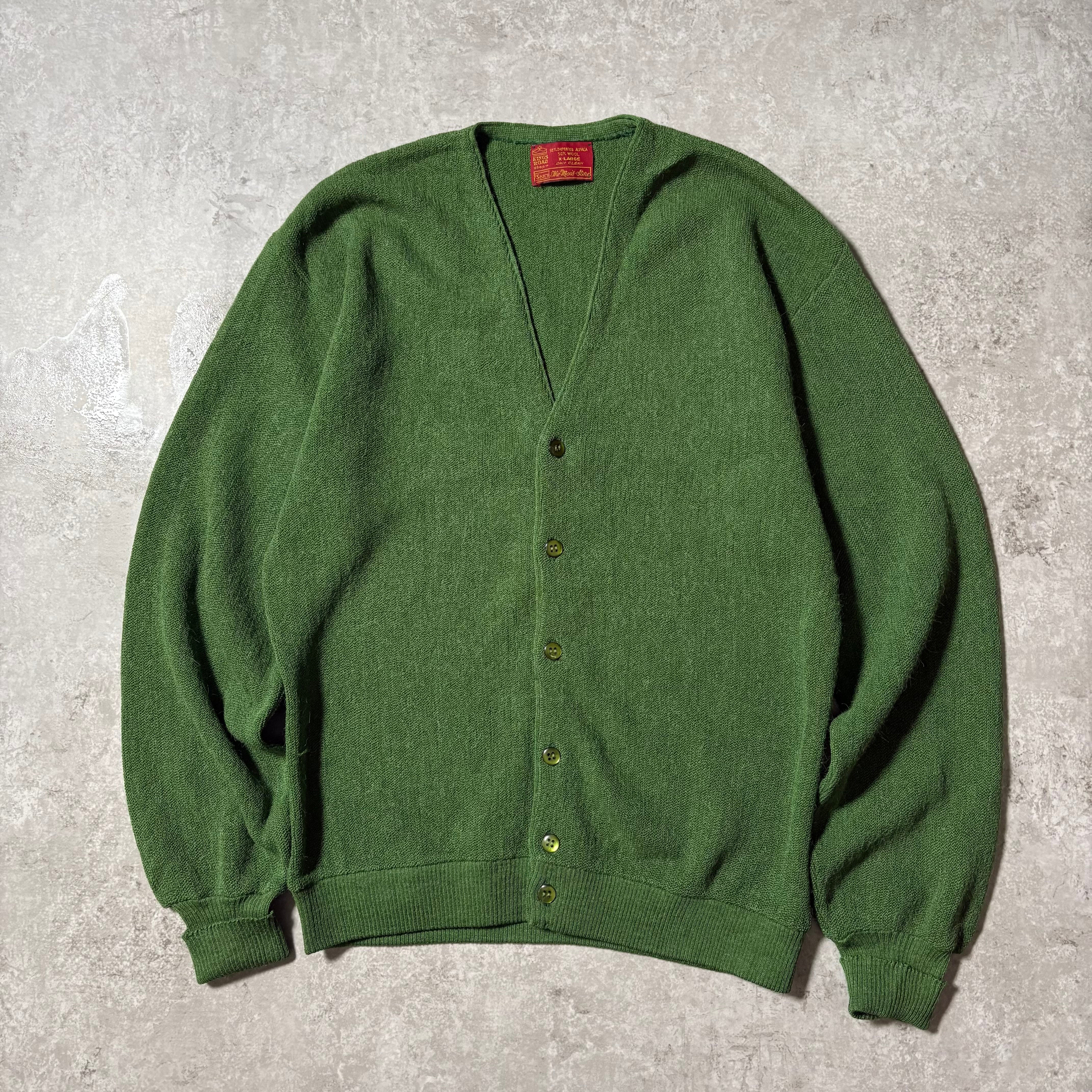 1970s "SEARS" Alpaca×Wool Cardigan