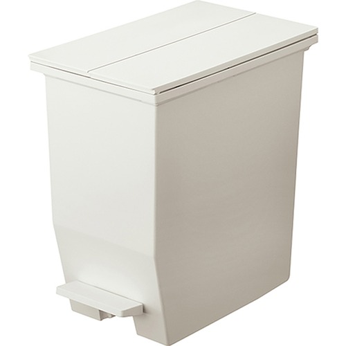 SOLOW ペダルオープンツイン20L ゴミ箱 ダストボックス 抗菌・防 汚加工 フタ付き キッチン ホワ イト