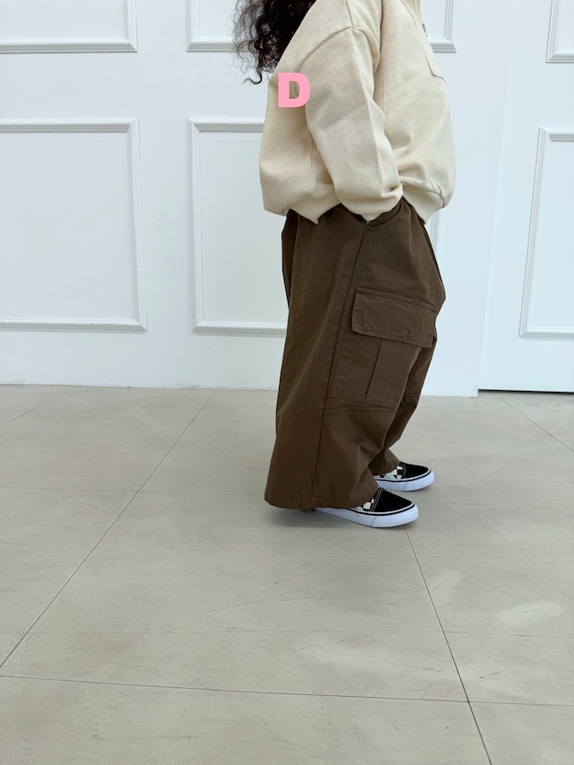 【取寄】dress monster|unbalance pocket cargo pants|アンバランスポケットカーゴパンツ|S-JS(1-5号)|kids&jr|26 autumn