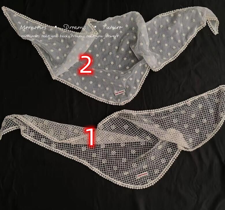 2kindsフラワー刺繍ボンネット