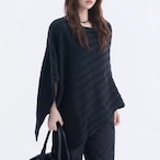 knit mesh asymmetry tops / l0996