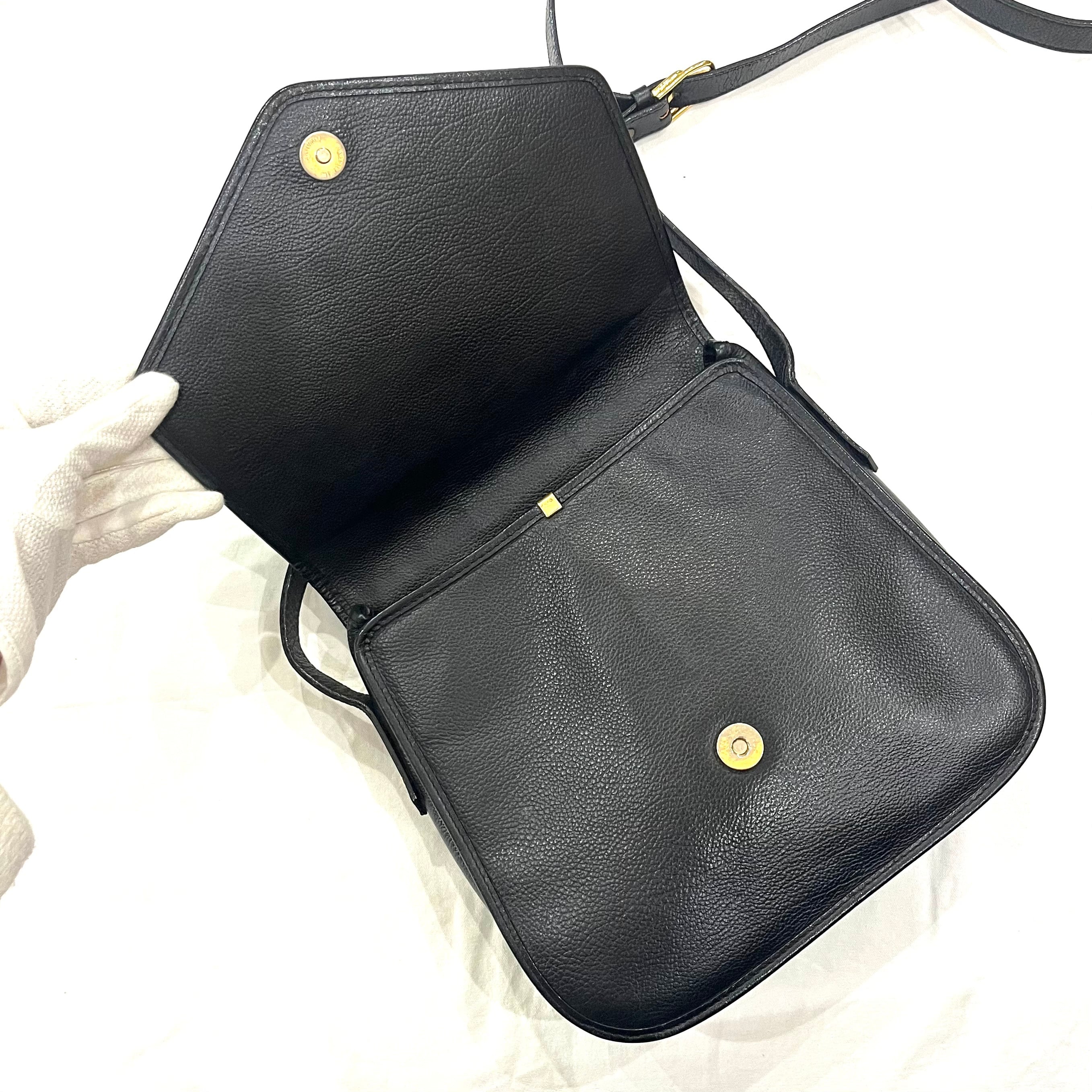 SALE 【YVES SAINT LAURENT】2279 サンローラン 本革軽量YSLロゴレザー