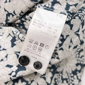 LANVIN en Bleu ランバンオンブルー 花柄 長袖シャツ 50/メンズ