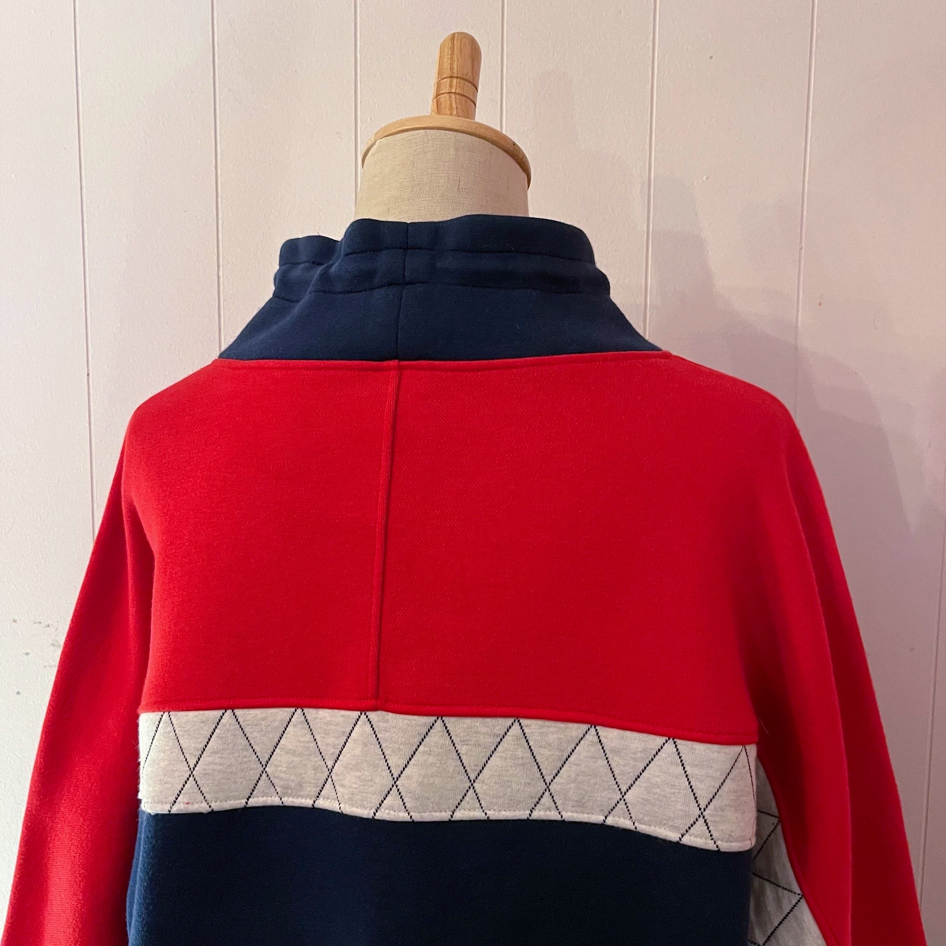 wilson / red navy high neck sweat