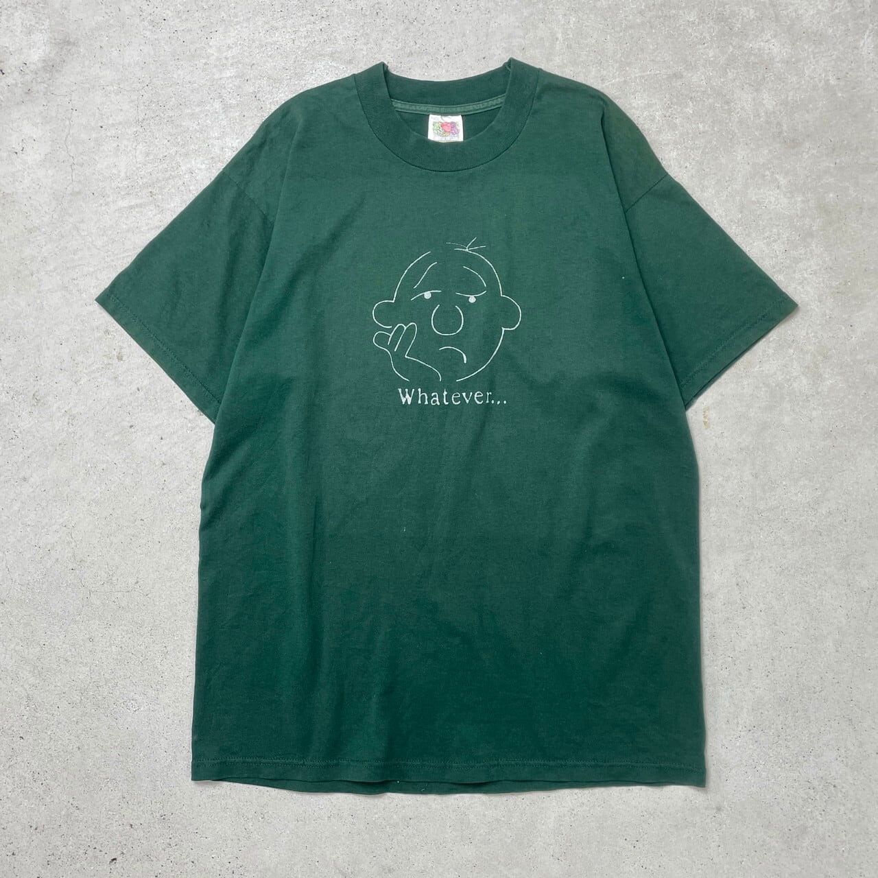 00年代 メッセージ プリントTシャツ Whatever メンズL 古着 00s 00年代 メッセージ プリントTシャツ Whatever メンズL 古着 00s