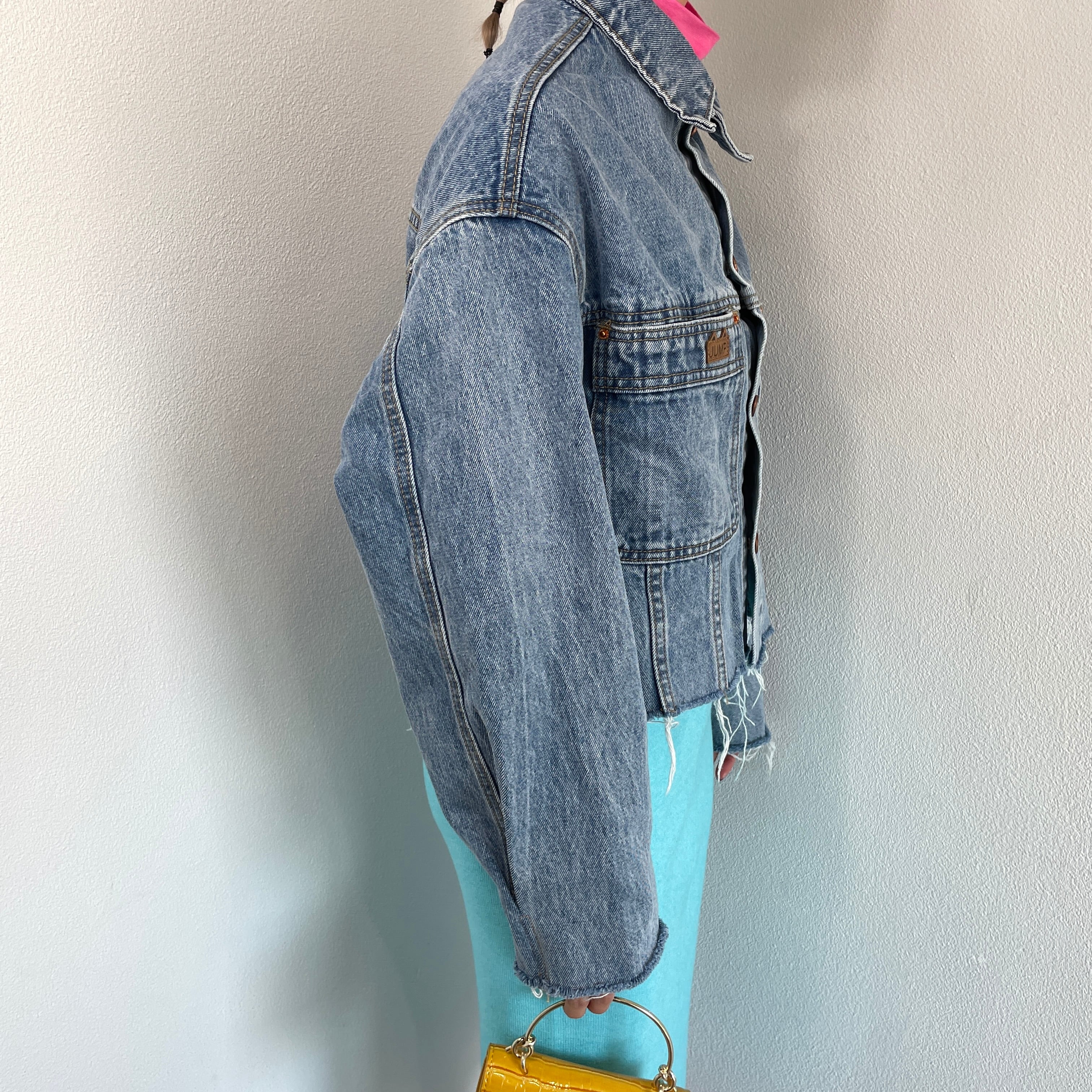 JIMWAG ショート丈デニムジャケット JIMWAG ショート丈デニムジャケット ショート丈デニムジャケット