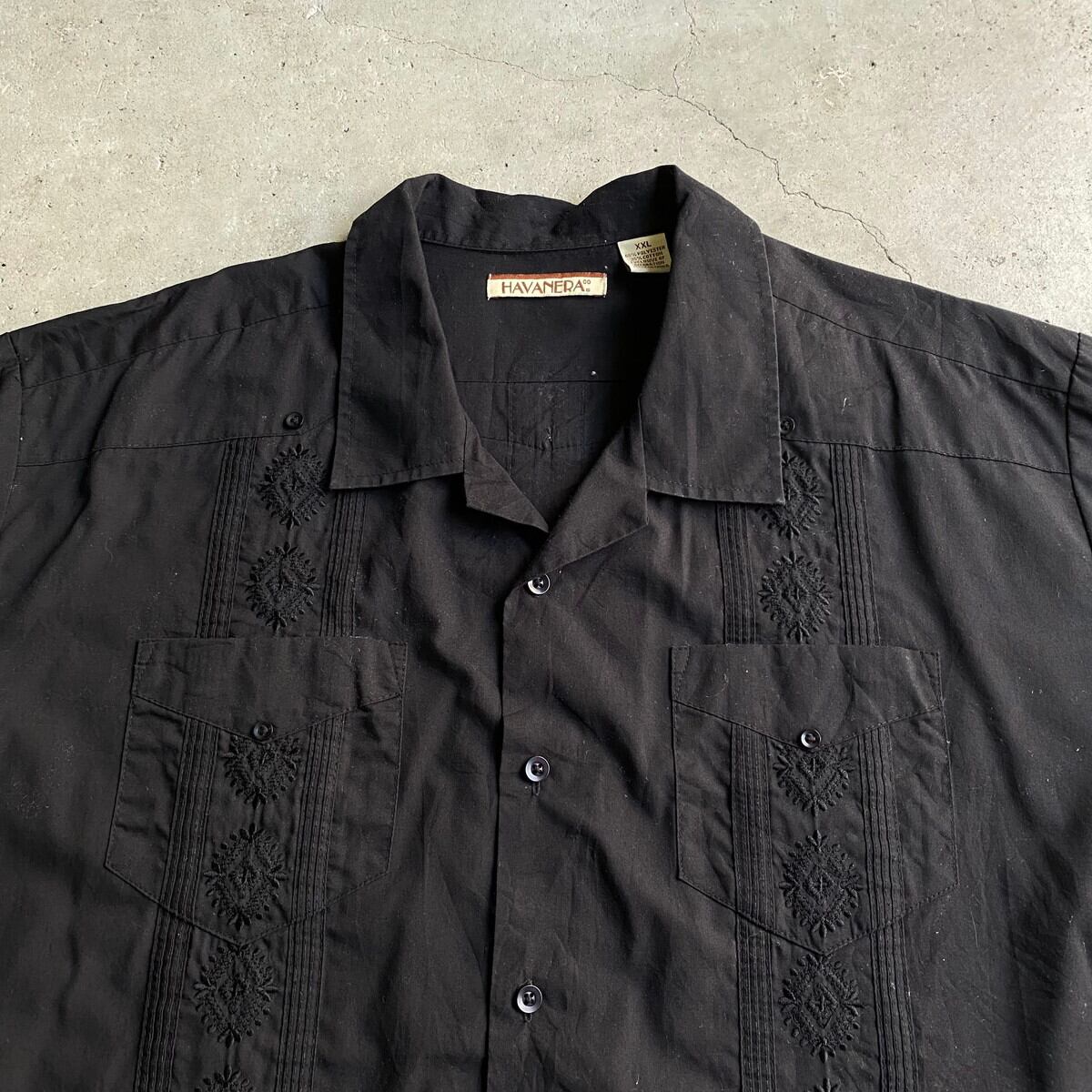 ビッグサイズ Havanera Co. 半袖 キューバシャツ メンズ2XL 古着