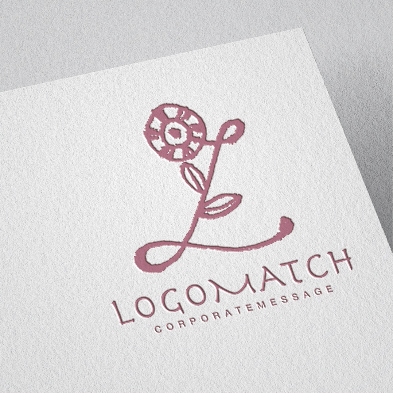 素朴な花のLのロゴ