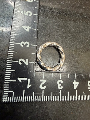 スターリングシルバー・ツイストリング