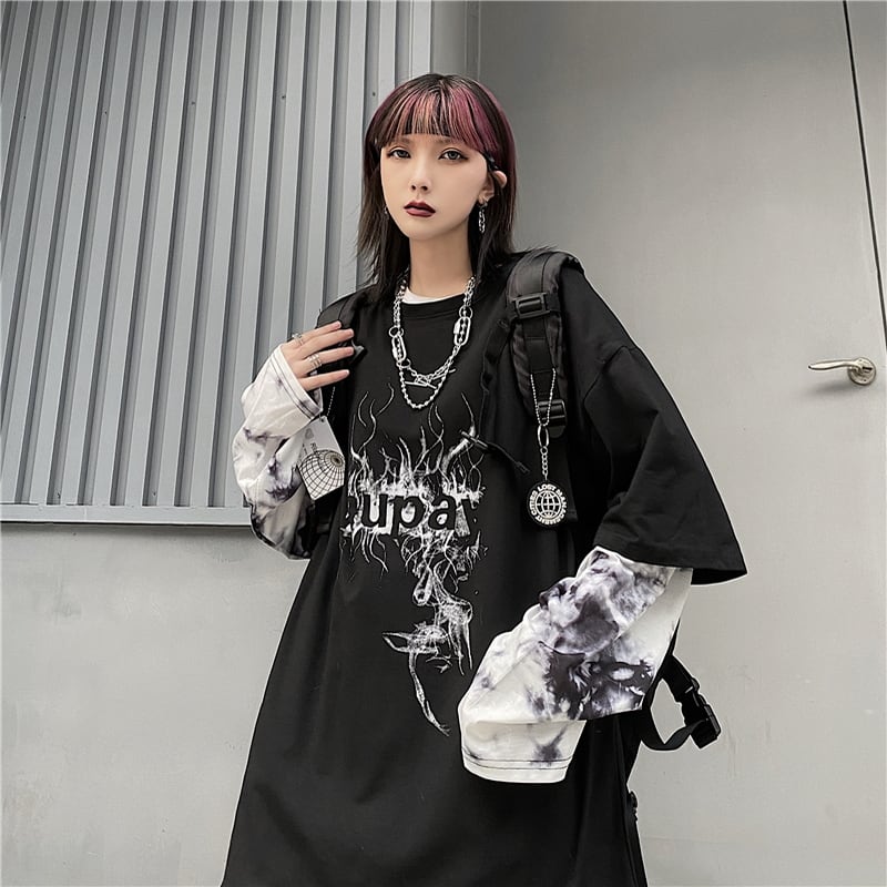 【プリント Tシャツ】新品 フランス ギャル キレカジ ストリート ファッション