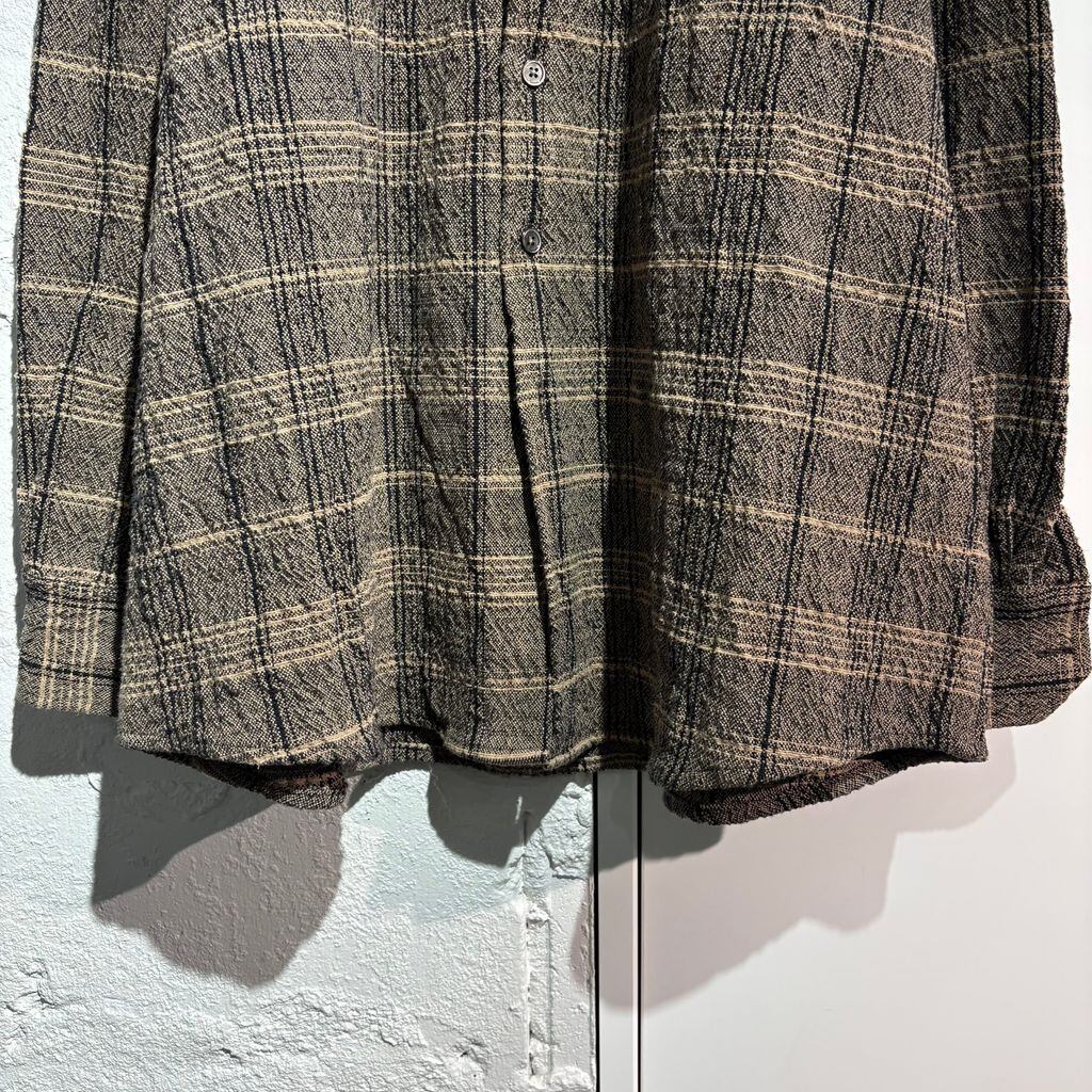OUR LEGACY アワーレガシー ABOVE SHIRT Ecru/Black Check チェック