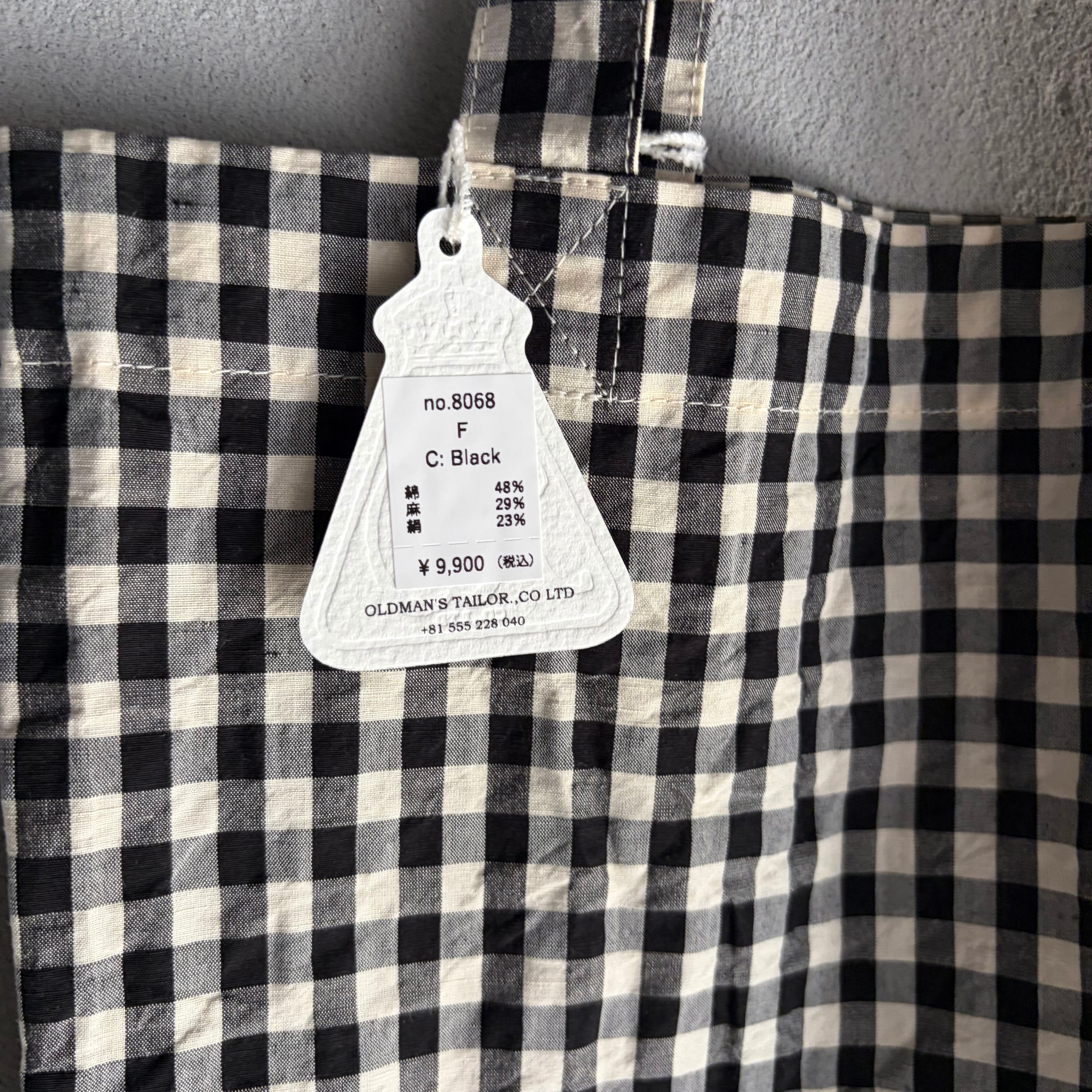 R&D.M.Co-/OLDMAN'S TAILOR オールドマンズテーラー BAG / ギンガム