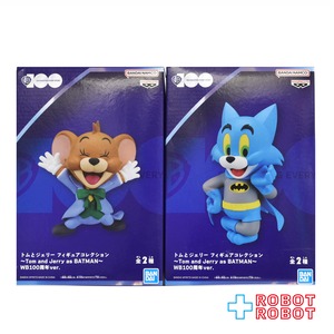 バンプレスト トムとジェリー フィギュアコレクション ～Tom and Jerry as BATMAN～ WB100周年ver. 2種セット 未開封