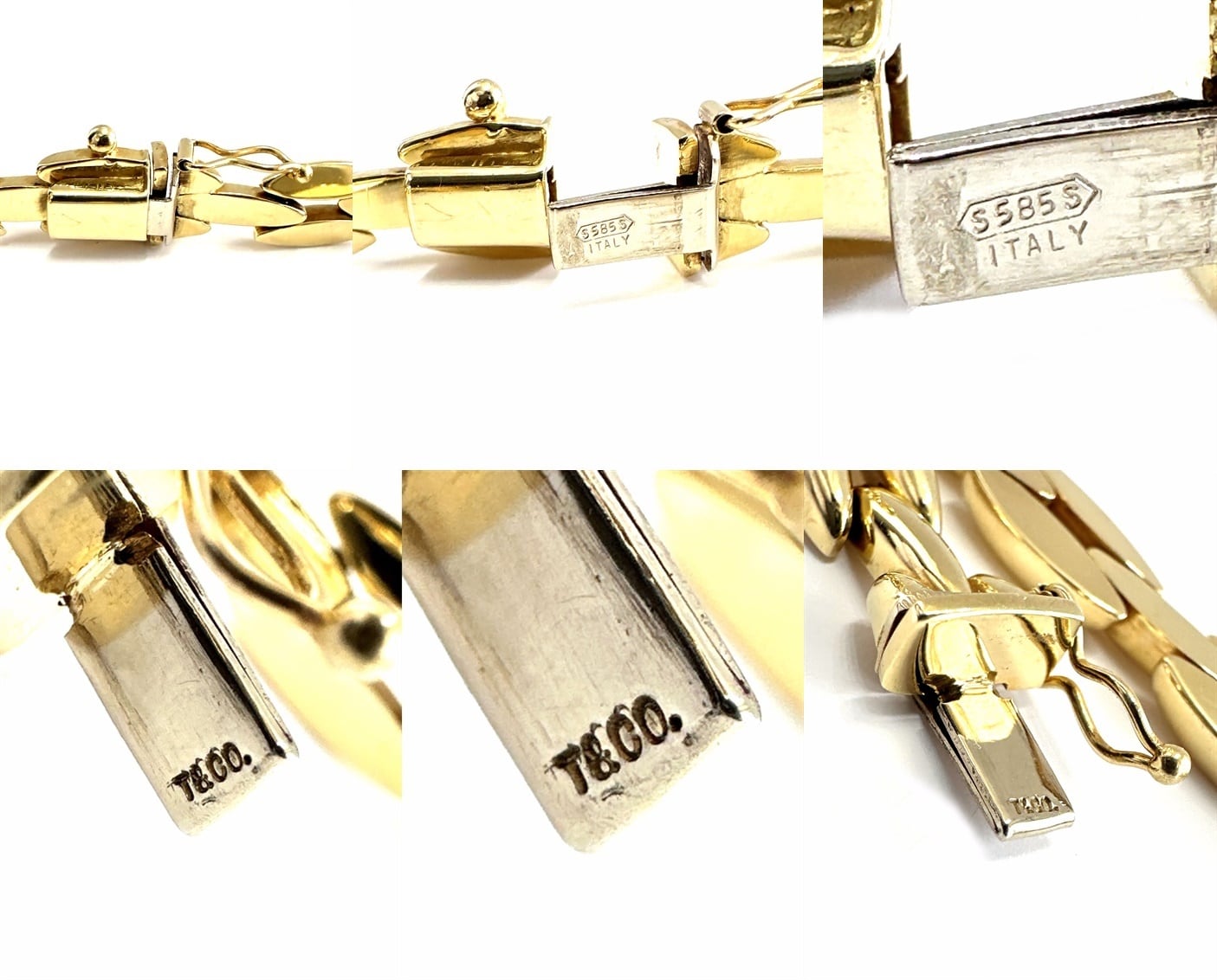 TIFFANY ティファニー K14 YG ゴールド リンク チェーン TIFFANY ティファニー K14 YG ゴールド リンク チェーン