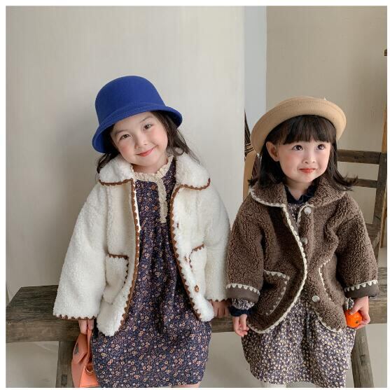 新作子供服★ファーコート★ファッションふわふわコート★冬キッズコート★ムートンコート