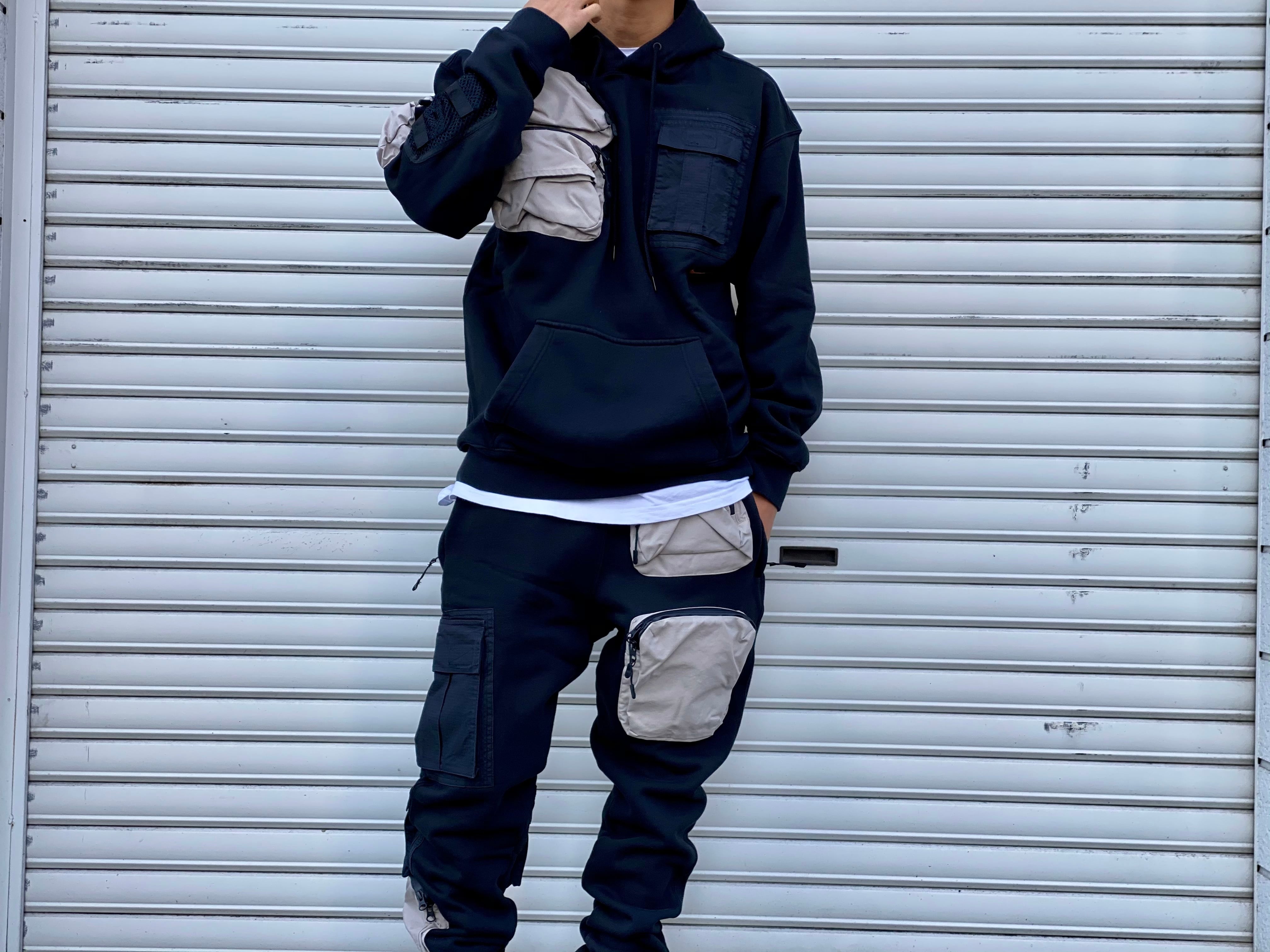 送込み XS NIKE TRAVIS UTILITY SWEAT PANTS ①