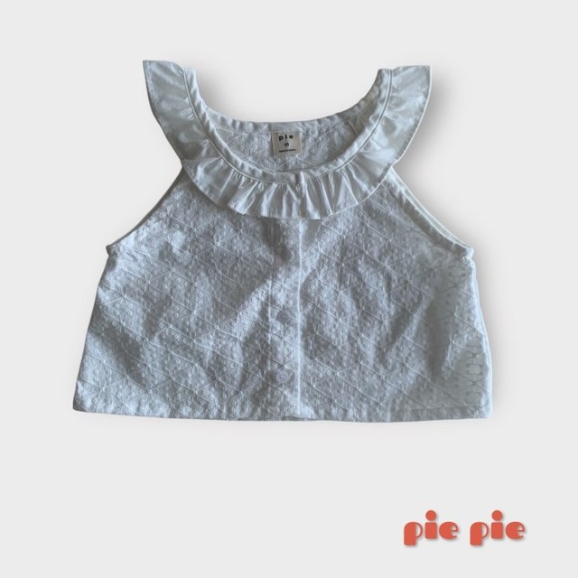 【取寄】pie｜pixie frill vest｜ピクシーフリルベスト｜XS-XL｜kids｜26 spring