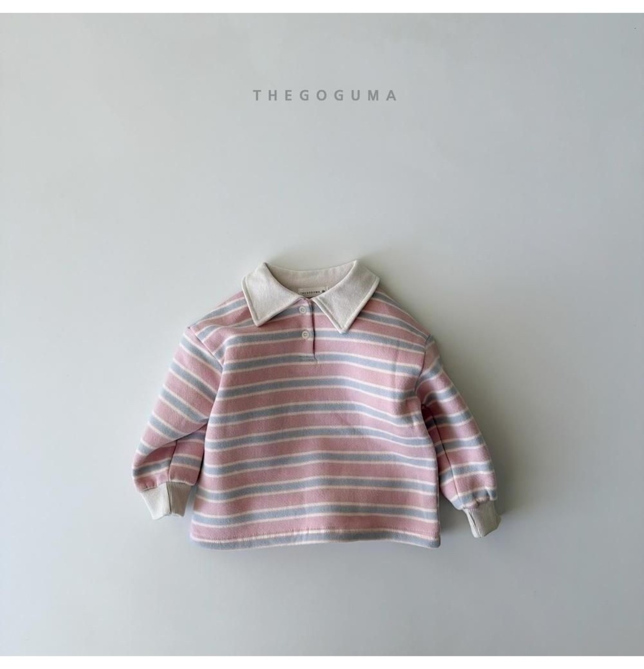 ザゴグマ / THE GOGUMA / わたあめ裏起毛襟付きT / 韓国子供服 / キッズ / 26winter〖取寄〗*XS~XL*