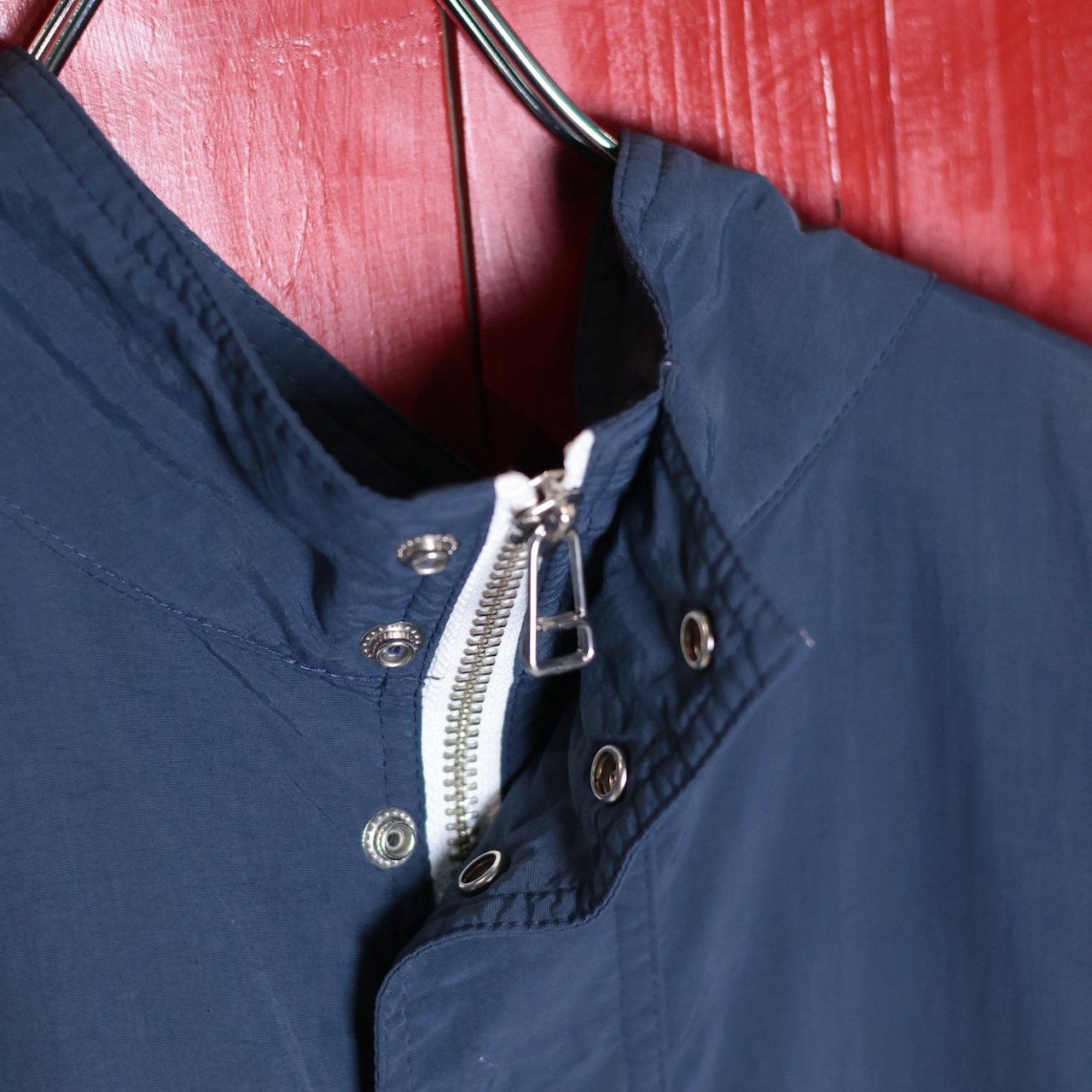 90s POLO RALPH LAUREN ナイロンジャケット ツートンカラー ドローコード M