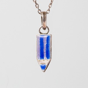 PENCIL purple & blue - necklace -