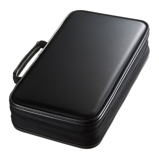 【在庫処分】サンワサプライ メディアケース Blu-ray対応 セミハード BD/DVD/CD 96枚収納 ブラック FCD-WLBD96BK