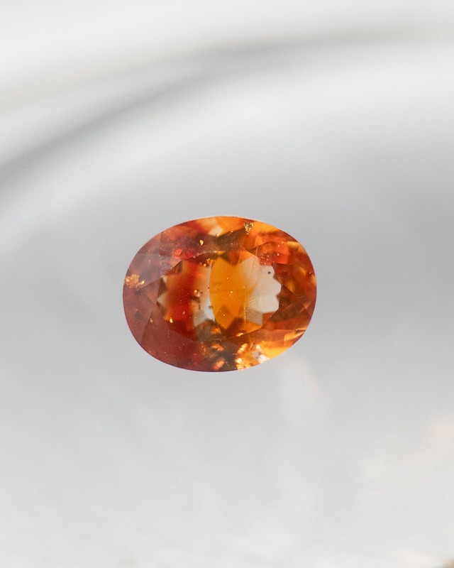 オーバル 10×8mm #288【硝子の宝石】箔入