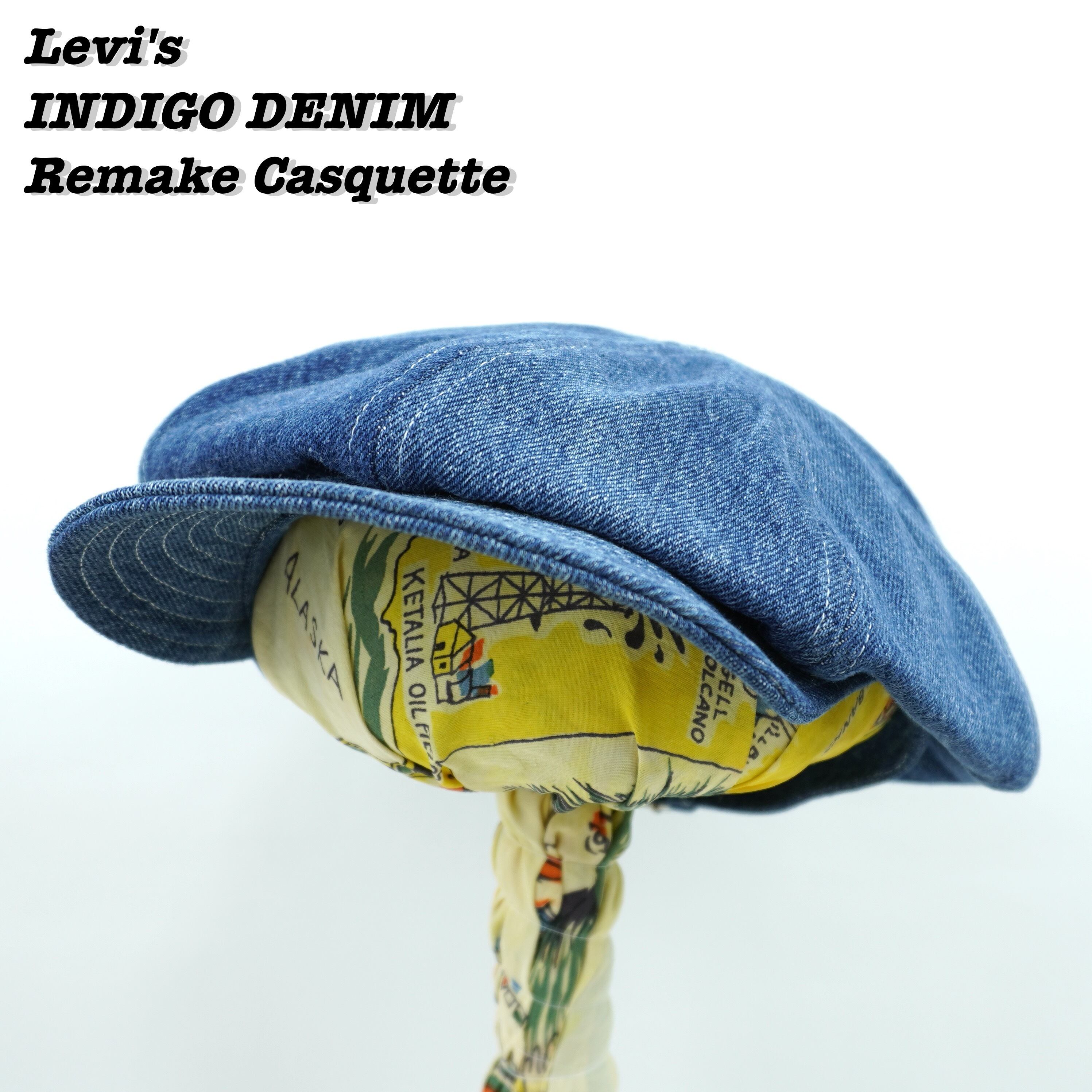 Levi's Indigo Denim Remake Casquette R090 Loki VintageUsed