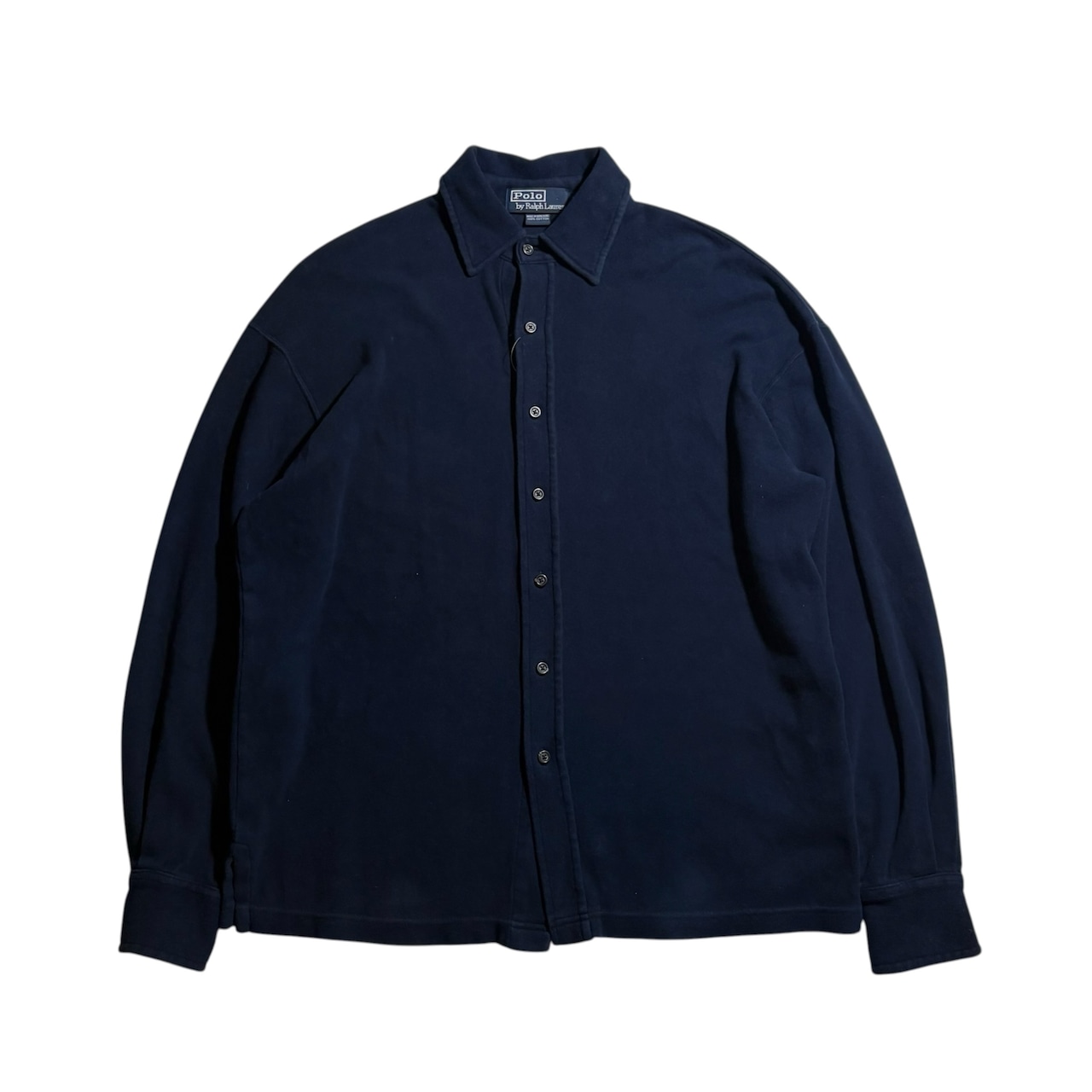 vintage POLO by Ralph Lauren navy pile shirt