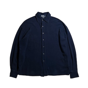 vintage POLO by Ralph Lauren navy pile shirt