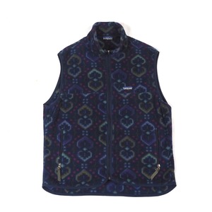 patagonia synchilla fleece vest L Tapestry /90's USA製 パタゴニア シンチラフリースベスト タペストリー