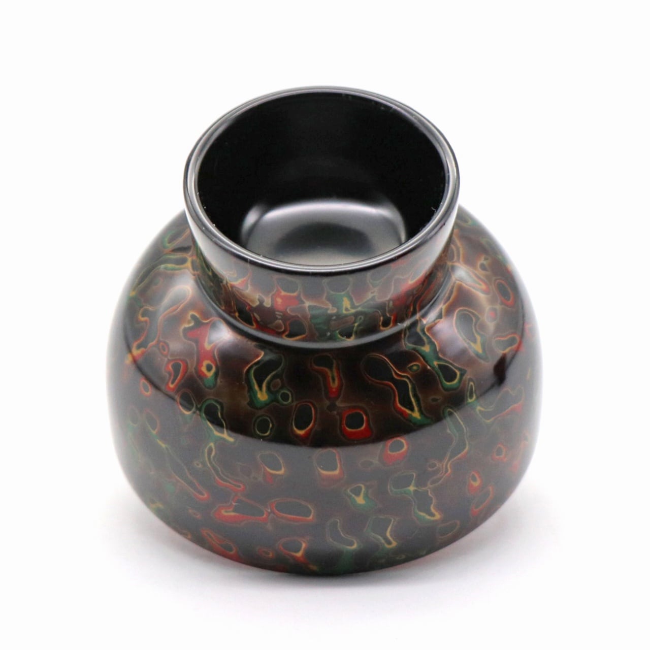 津軽塗（唐塗）バカ塗り・ぐい呑み・2客揃・酒器・漆器・No.221028-22