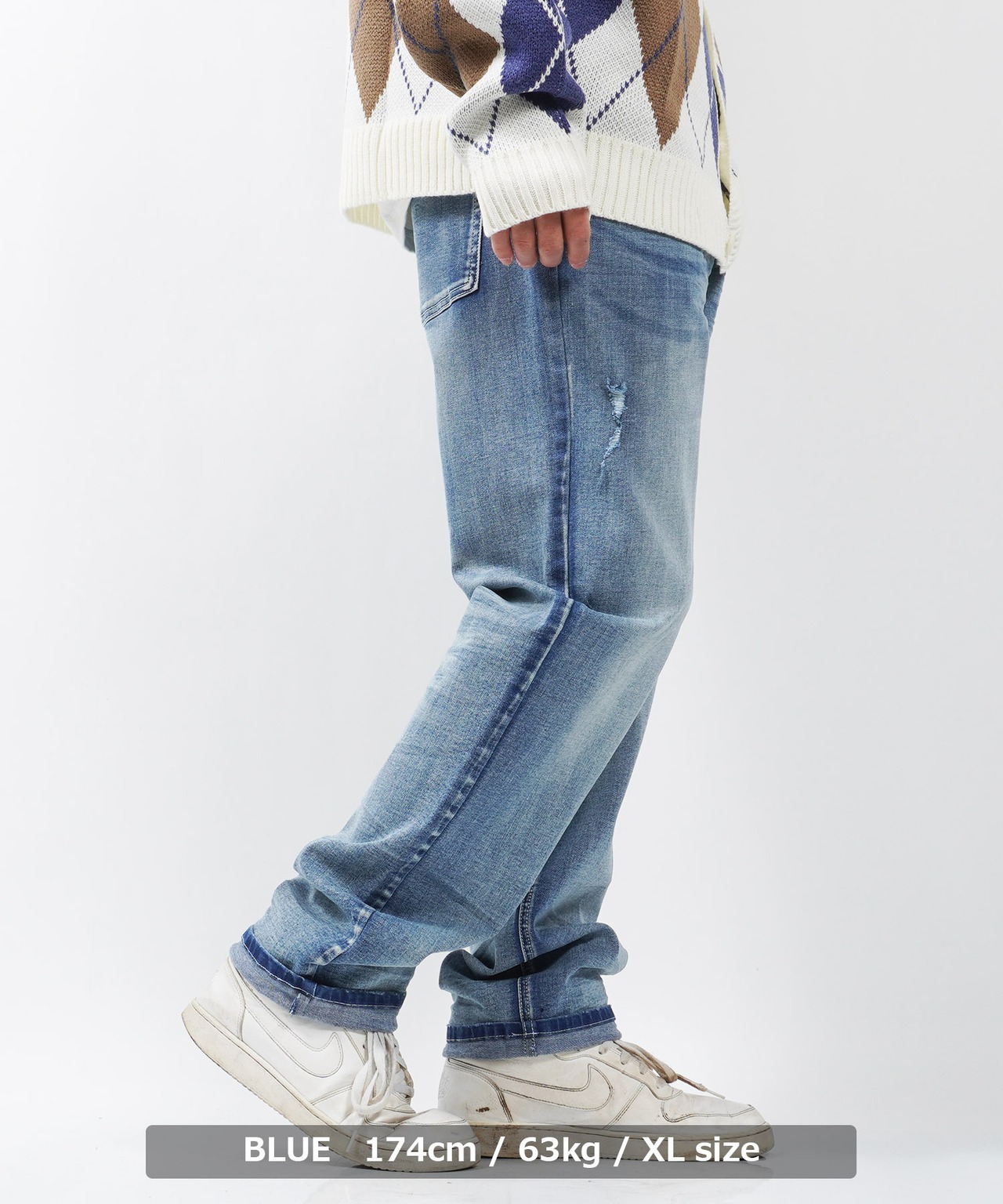 ◆スーパーストレッチ ストレート ジーンズ◆ta-2012022T