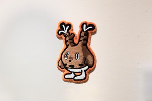 emi tanaji☀︎タナジ "emit anaji ✖️ zacky&pockyラグシリーズ　オレンジ" / ART FAIR NAGANO 2026 展示作品【We ship internationally】