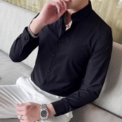 velvet striped shirt 00101